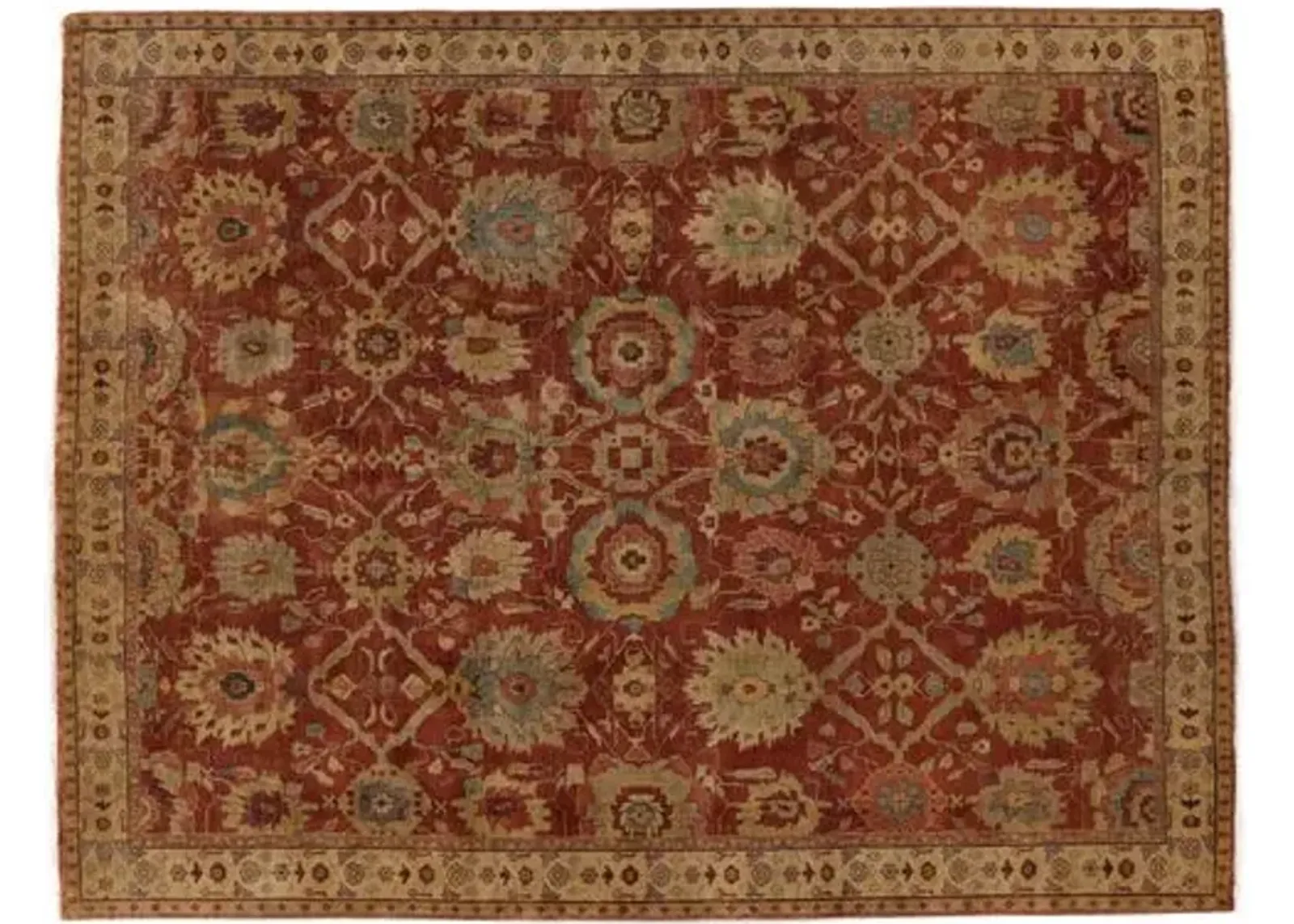 Crestview Rug - Beige - Exquisite Rugs - Red - Red