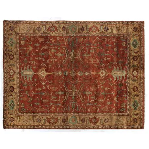 Crestwood Rug - Beige - Exquisite Rugs - Red - Red