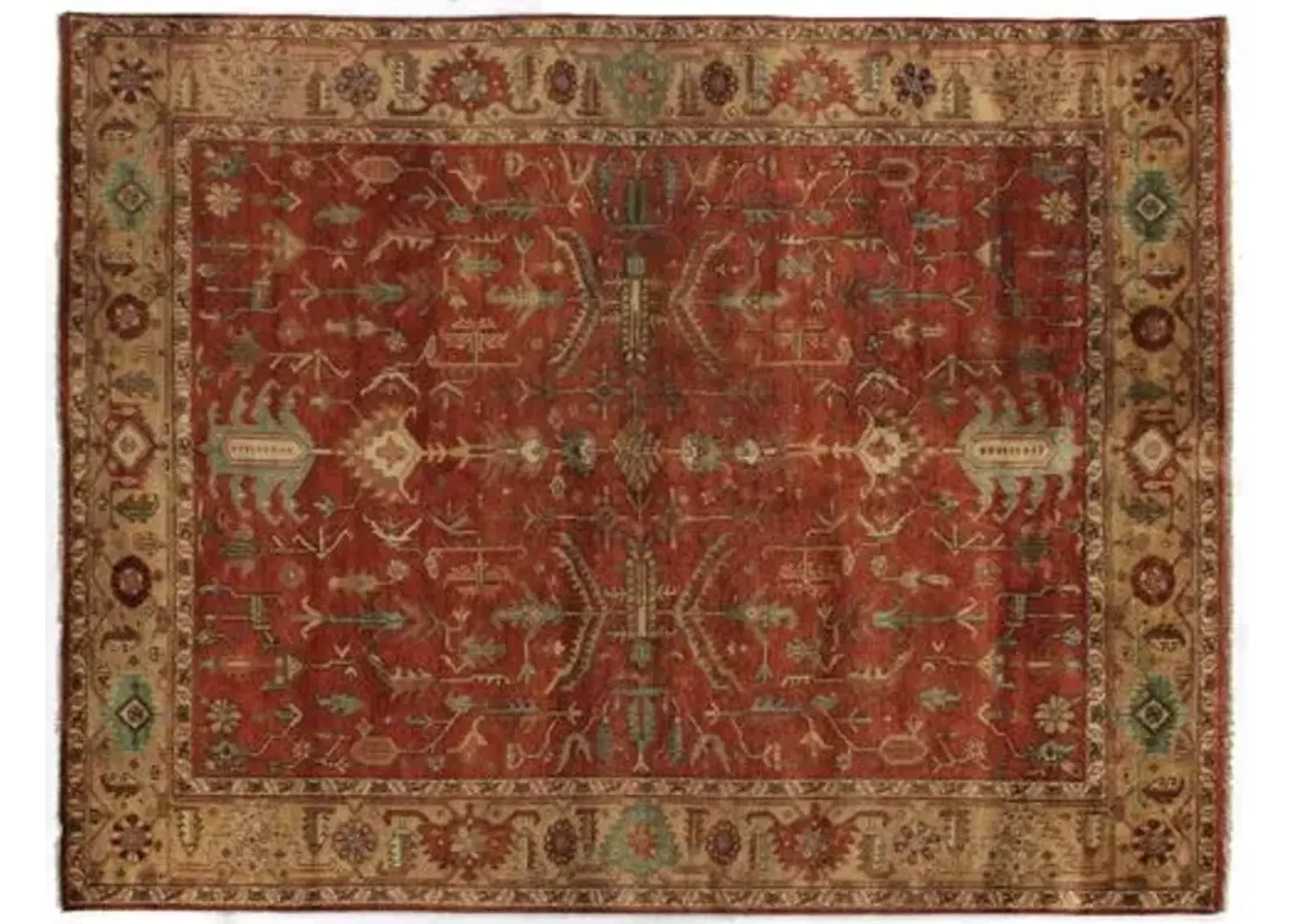 Crestwood Rug - Beige - Exquisite Rugs - Red - Red