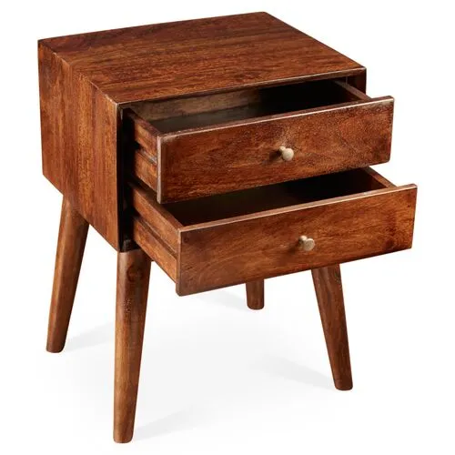 Jackson Nightstand - Pecan - Handcrafted