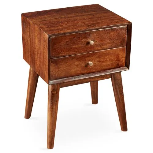 Jackson Nightstand - Pecan - Handcrafted