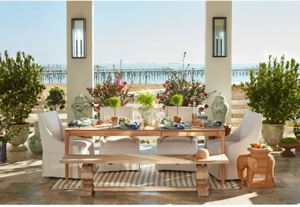 Noah Dining/Accent Bench, Weathered Sand