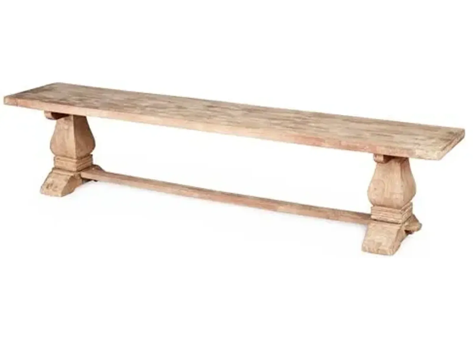 Noah Bench - Weathered Sand - Handcrafted - Beige