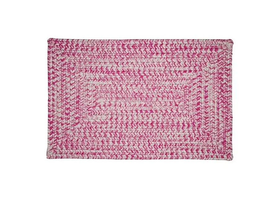 Tweed Outdoor Rug - Magenta - Pink - Pink