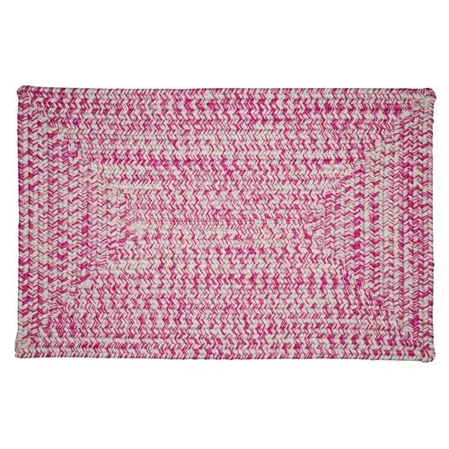 Tweed Outdoor Rug - Magenta - Pink - Pink
