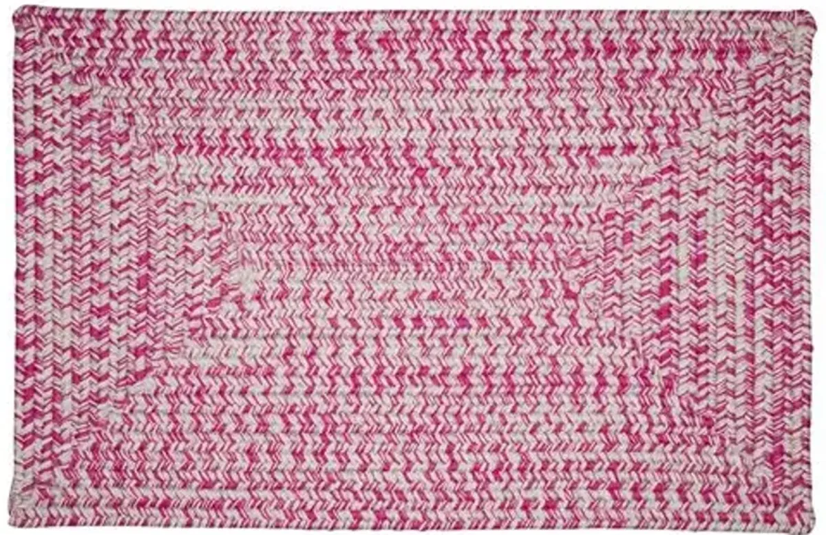 Tweed Outdoor Rug - Magenta - Pink - Pink