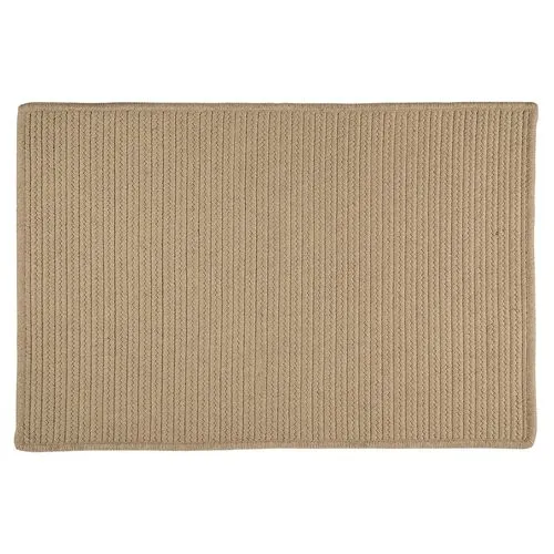 Sunbrella Outdoor Rug - Wheat - Beige - Beige