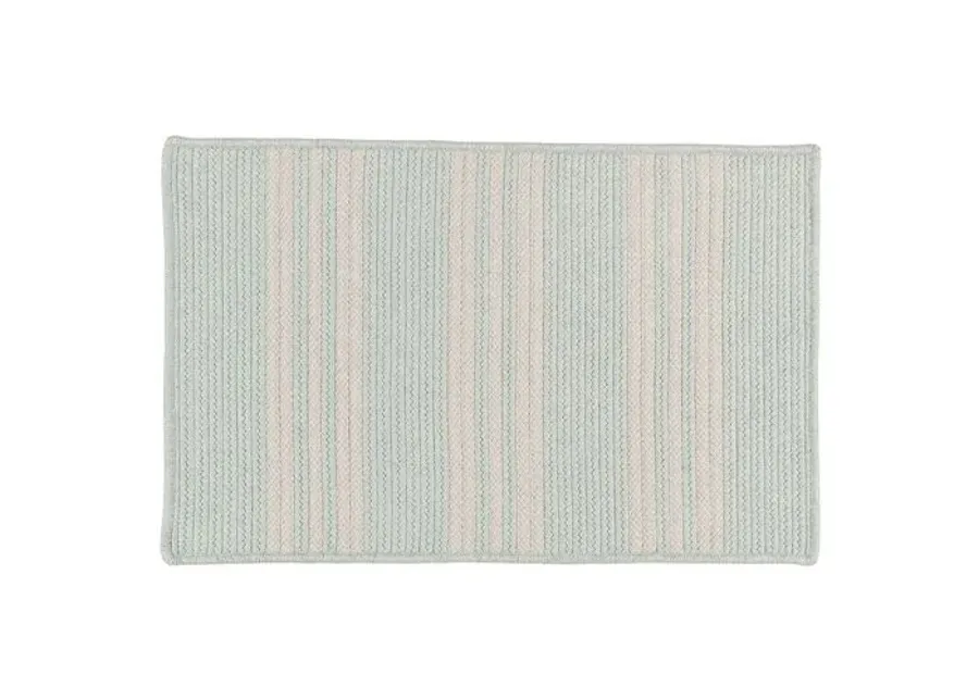 Sunbrella Stripe Outdoor Rug - Sea - Blue - Blue