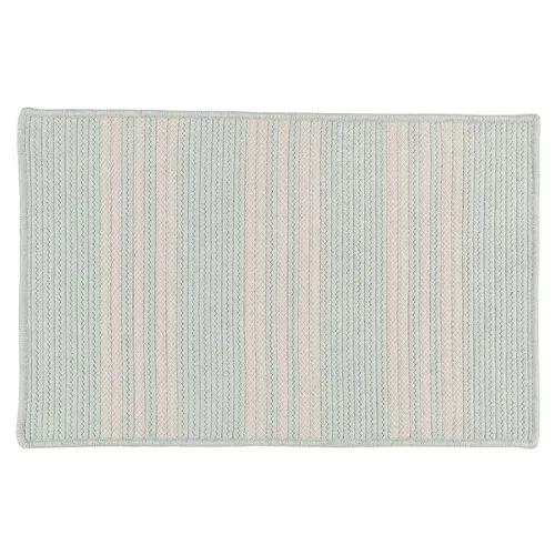 Sunbrella Stripe Outdoor Rug - Sea - Blue - Blue