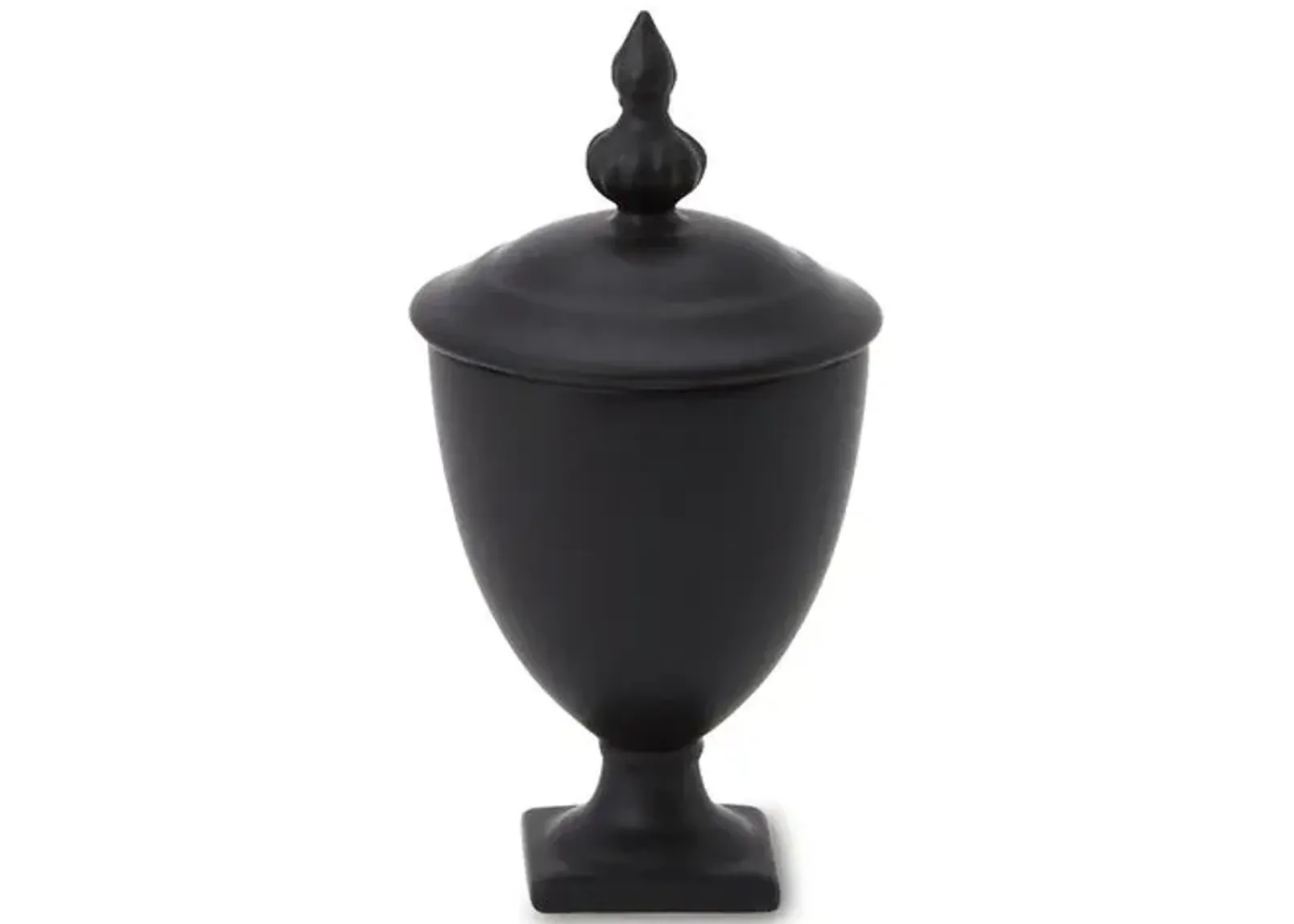 8" Beaufort Mini-Urn - Matte Black - Global Views