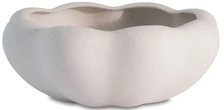 17" Decorative Pond Bowl - White - Global Views