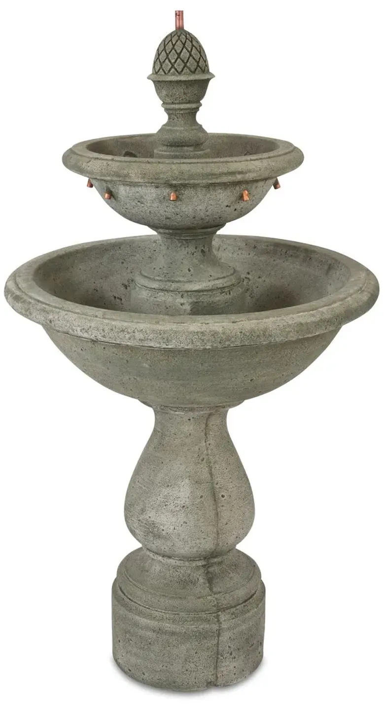 52" Charente Fountain, Distressed Gray
