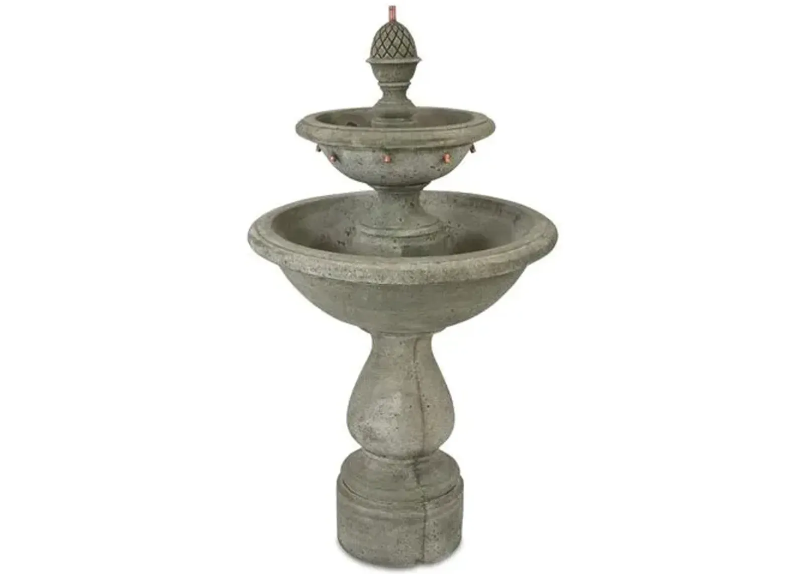 52" Charente Fountain - Distressed Gray - Campania International