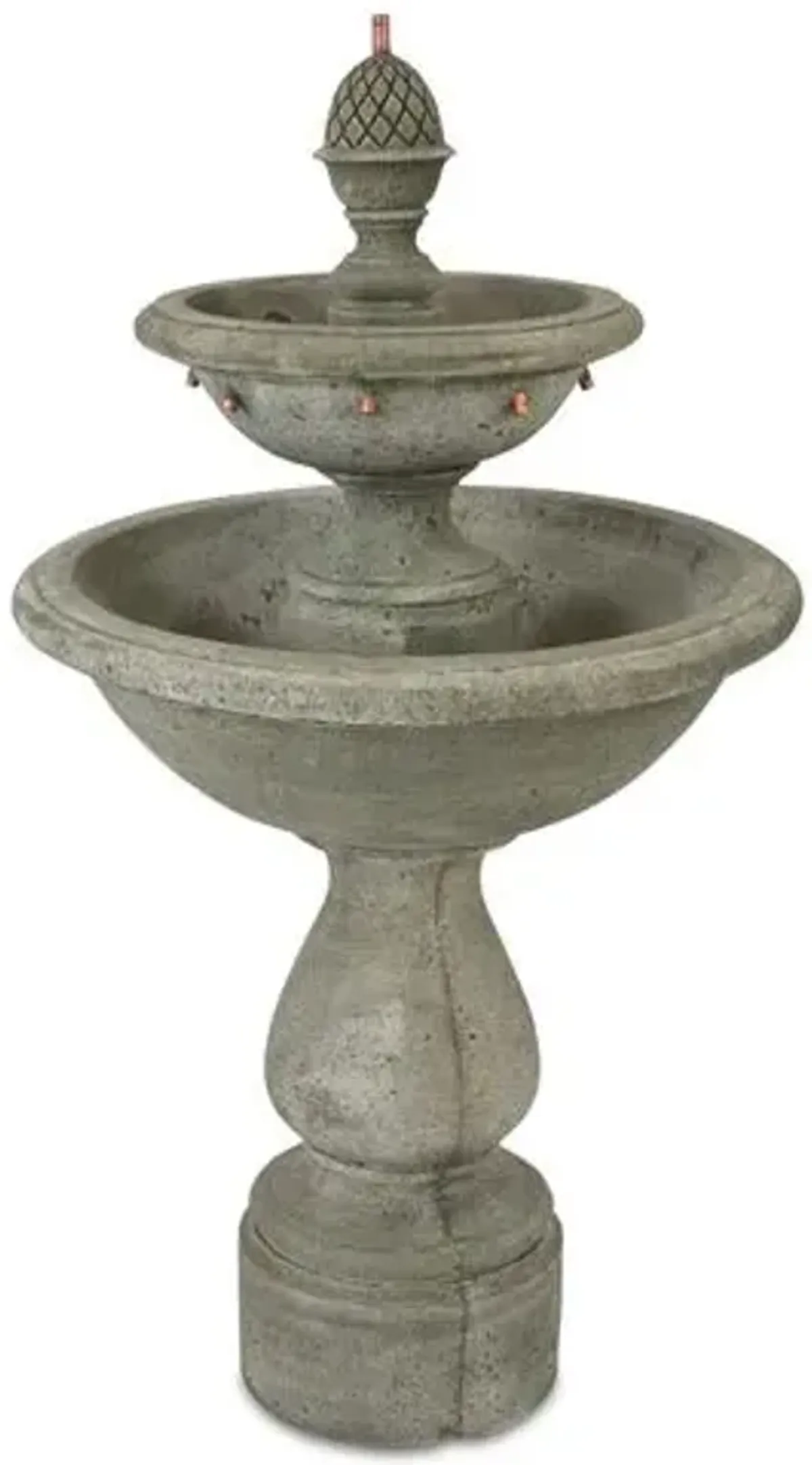 52" Charente Fountain - Distressed Gray - Campania International