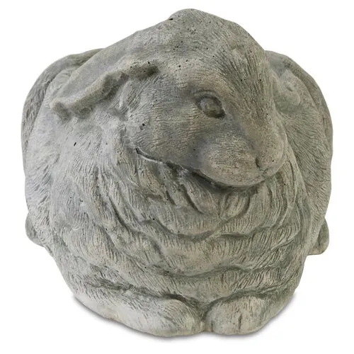 12" Bunny Outdoor Planter - Distressed Gray - Campania International - 8"l x 12.25"w x 7.25"h