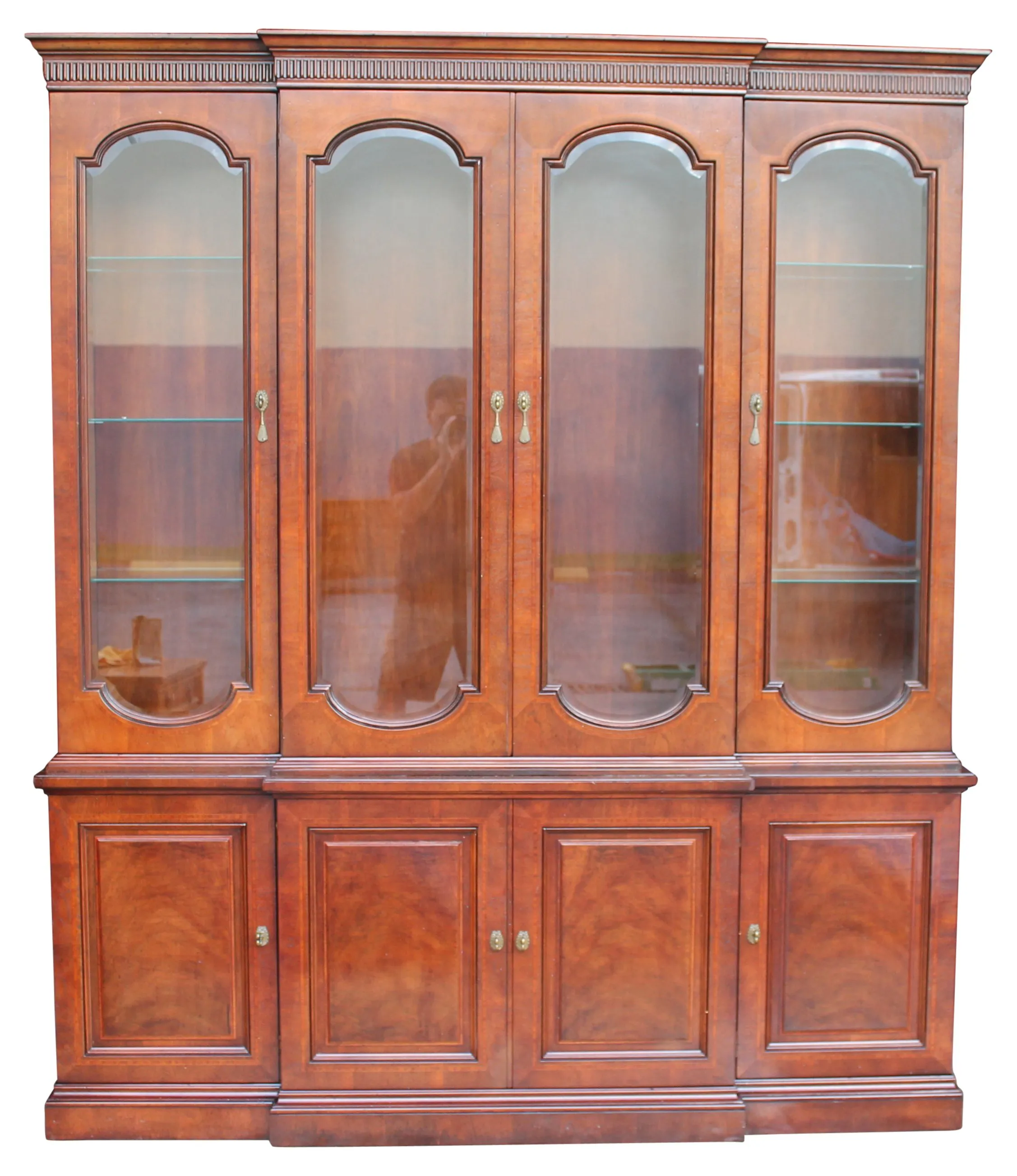 Midcentury Henredon China Cabinet - Something Vintage - Brown