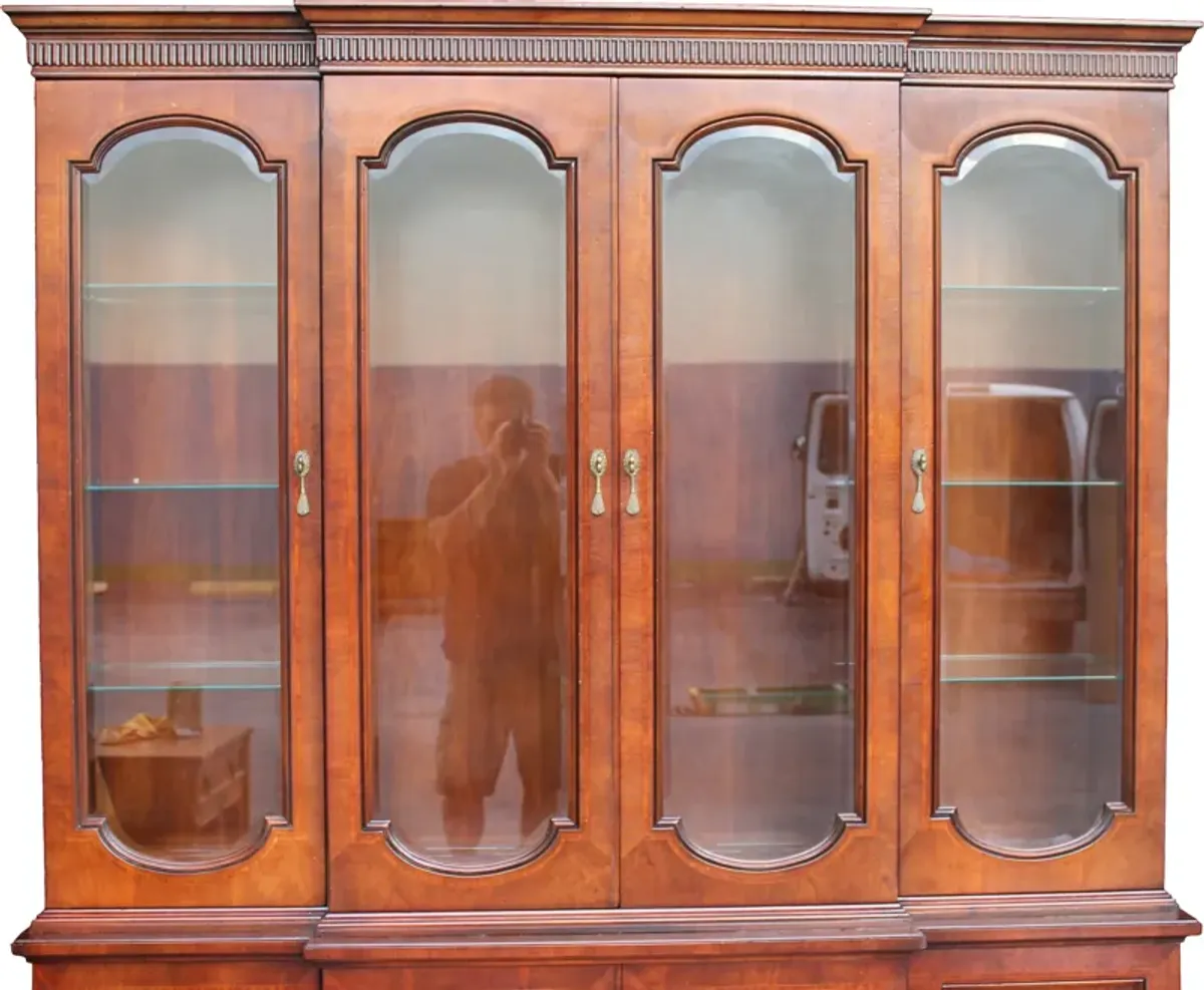 Midcentury Henredon China Cabinet - Something Vintage - Brown