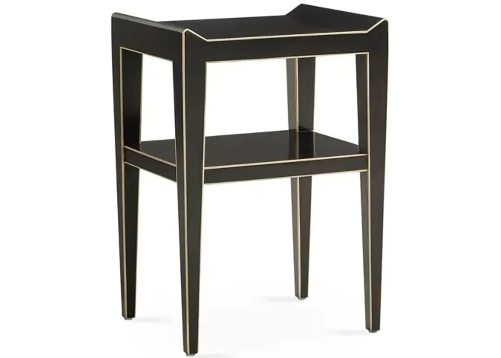 Adele Side Table - Ebony - Bunny Williams Home - Black