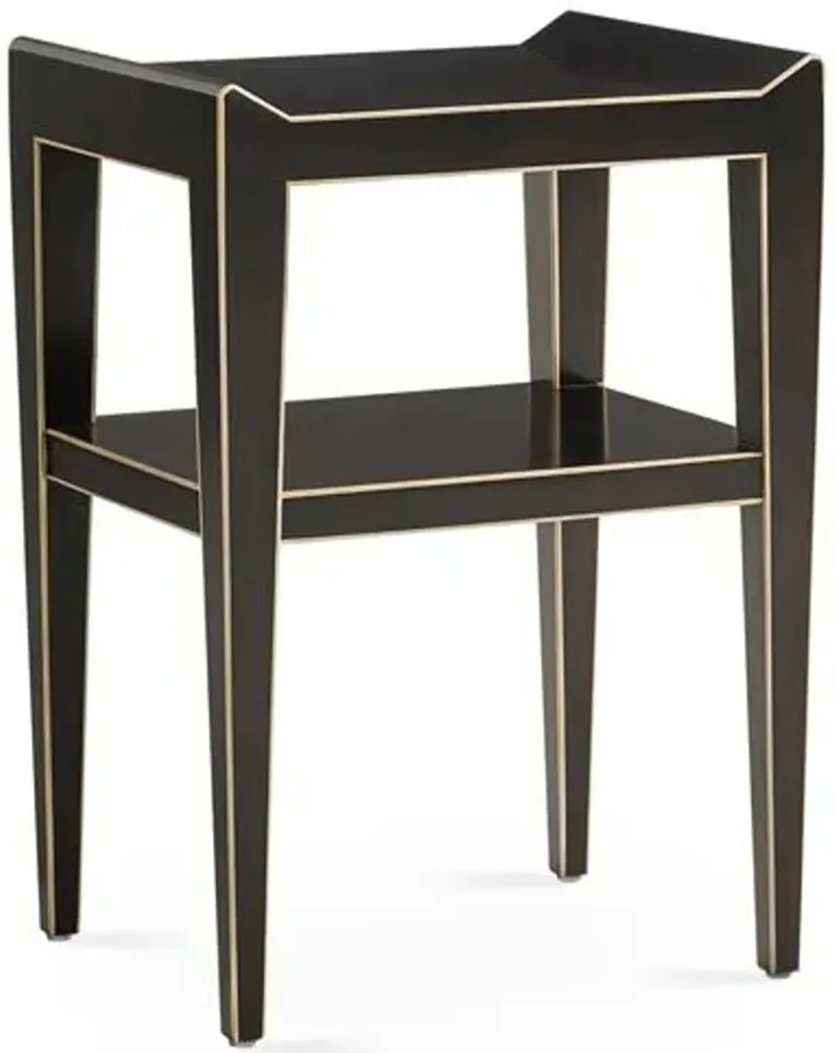 Adele Side Table - Ebony - Bunny Williams Home - Black