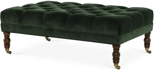 Anna Cocktail Ottoman, Velvet