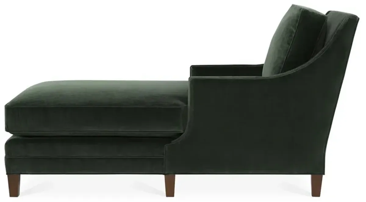 Salon Chaise, Forest Velvet
