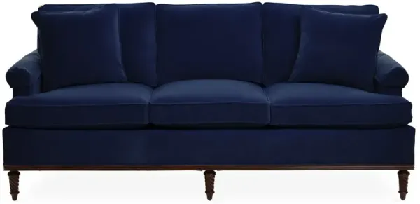 Garbo Sofa, Navy Velvet