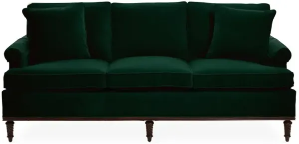 Garbo Sofa, Emerald Velvet
