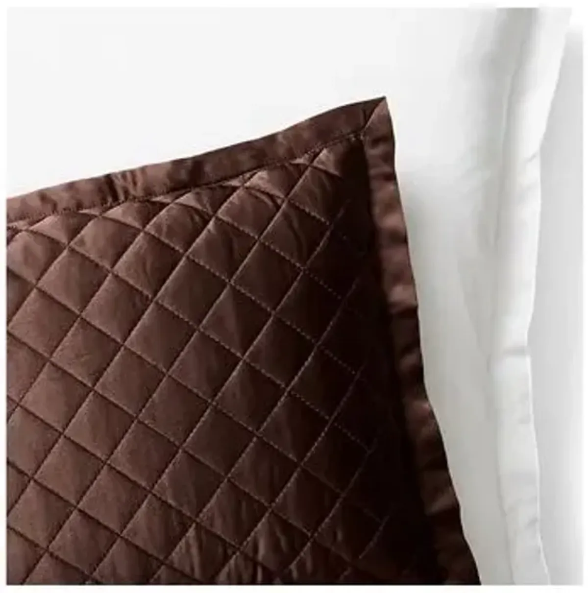 Quilted Boudoir Sham - Chocolate - Kumi Kookoon