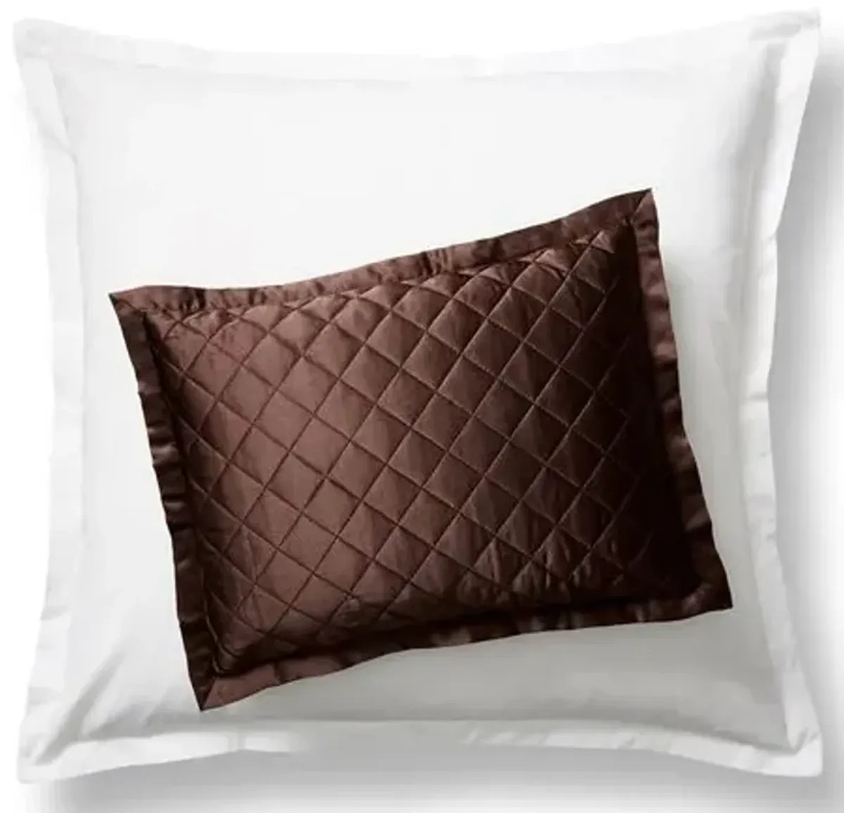 Quilted Boudoir Sham - Chocolate - Kumi Kookoon