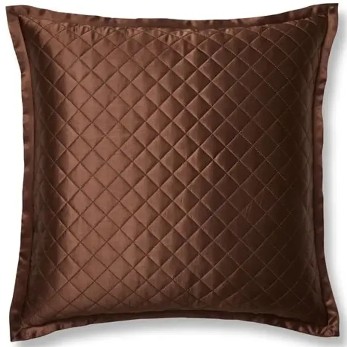 Quilted Euro Sham - Chocolate - Kumi Kookoon