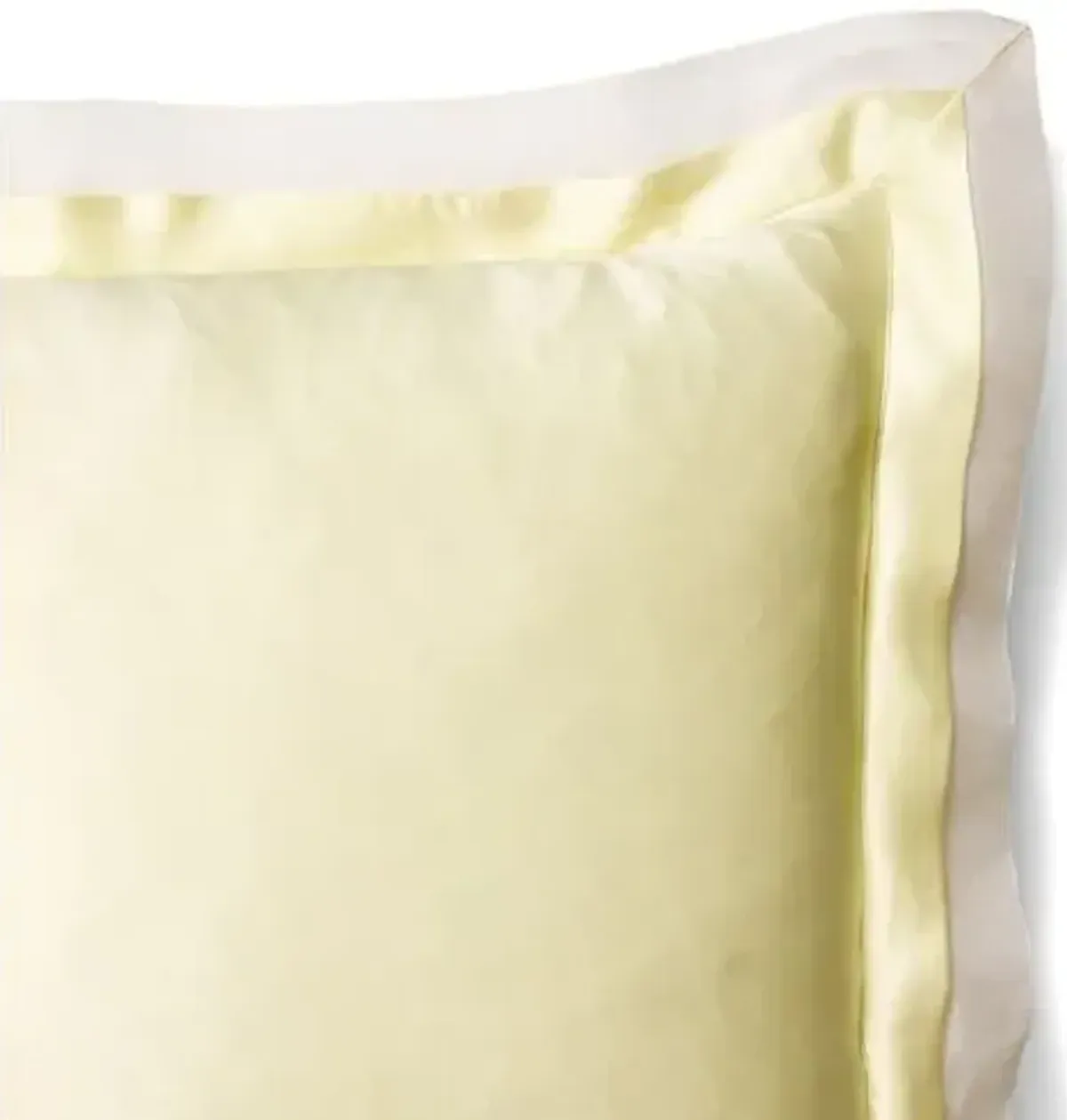 Organza Sham - Lemon/White - Kumi Kookoon