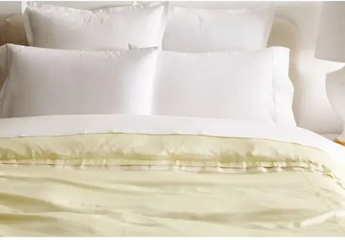 Organza Duvet - Lemon/White - Kumi Kookoon