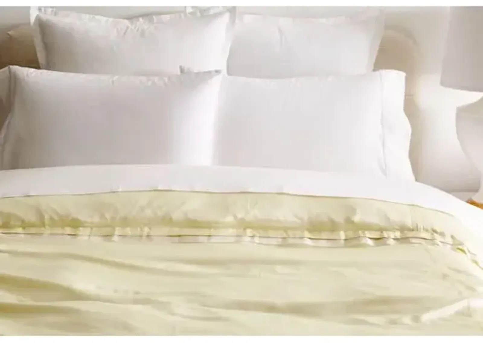 Organza Duvet - Lemon/White - Kumi Kookoon