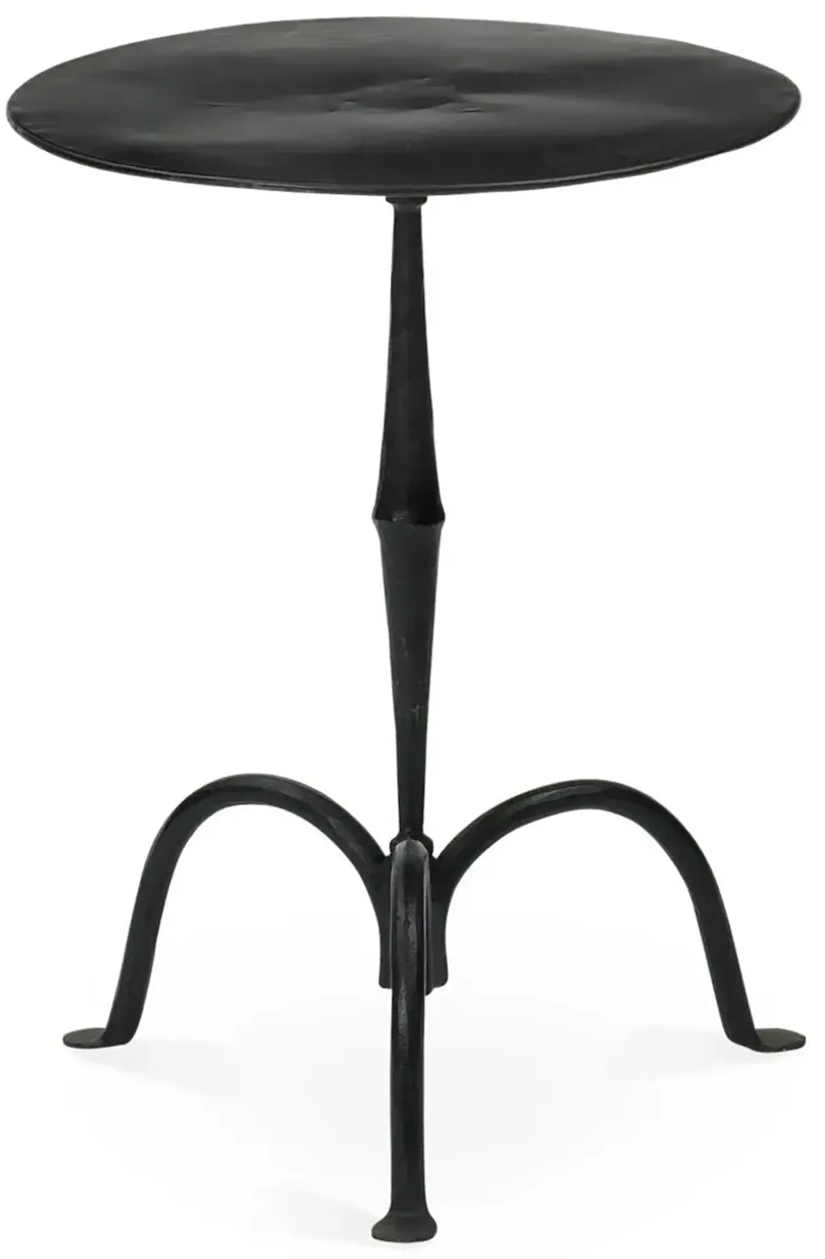 Anna Iron Side Table, Black