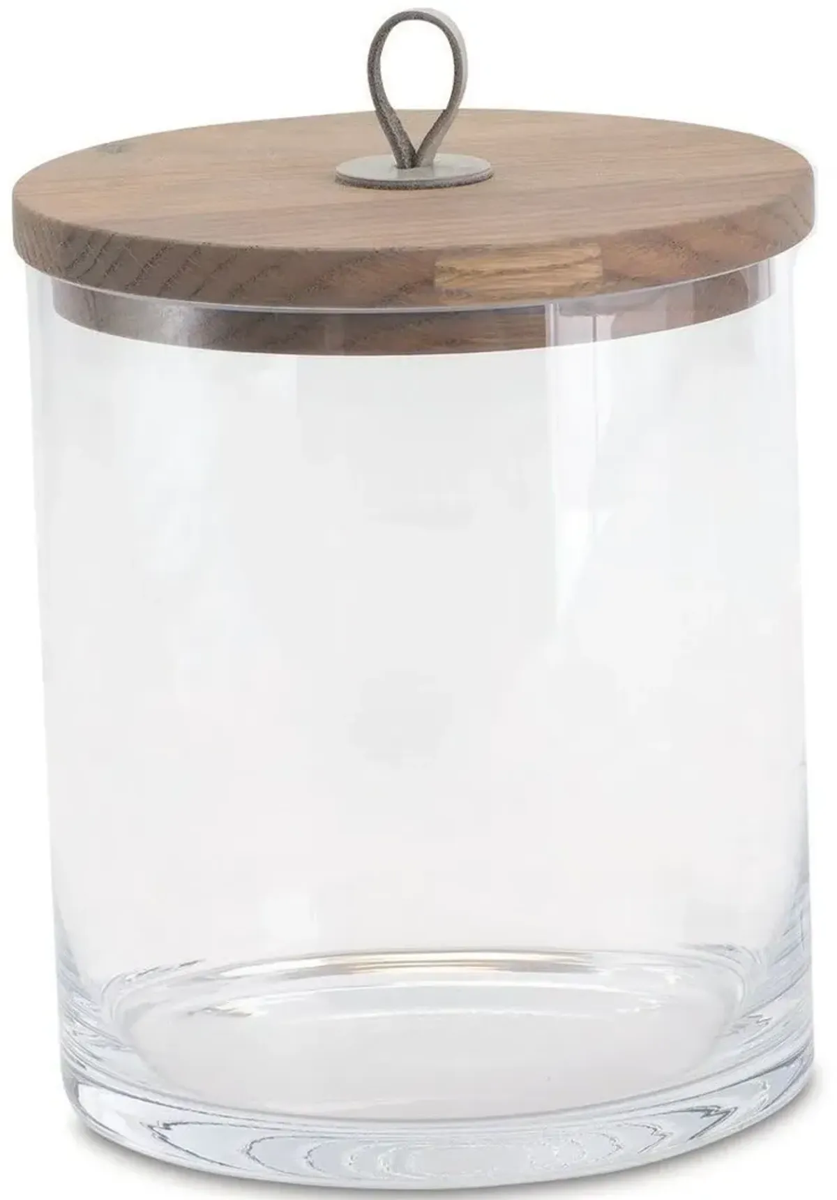Rustic Canister, Clear/Umber