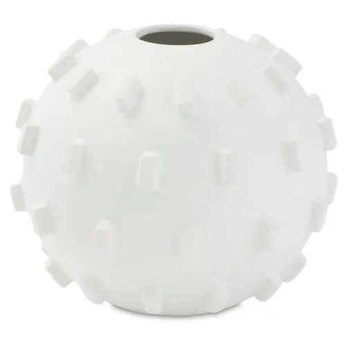 Thielo Decorative Vase - Matte White - Global Views