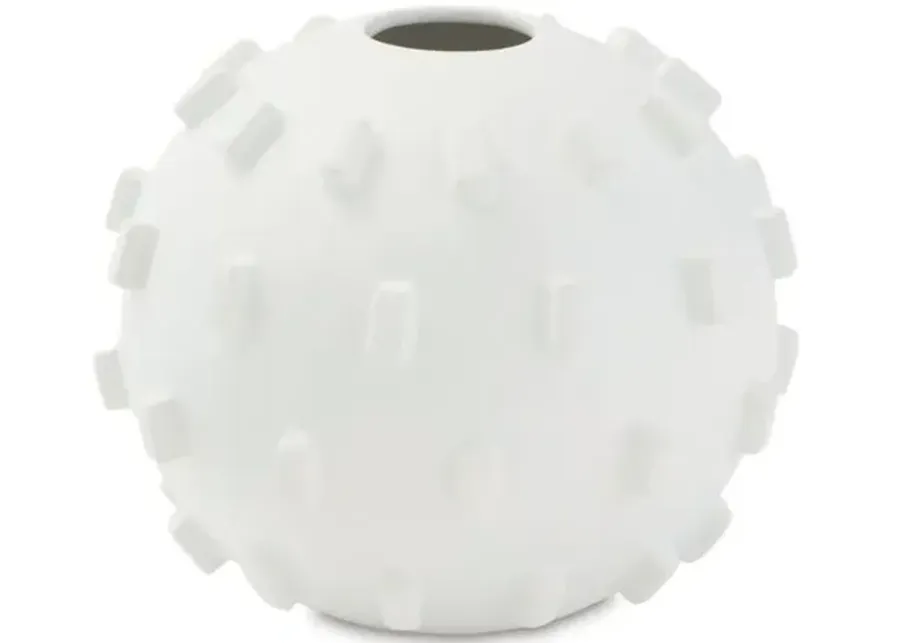 Thielo Decorative Vase - Matte White - Global Views