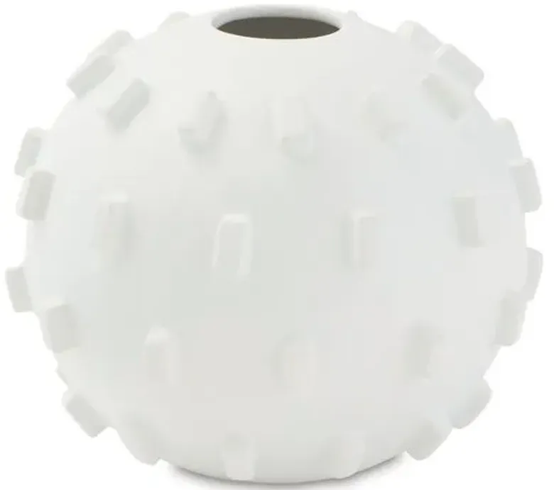 Thielo Decorative Vase - Matte White - Global Views