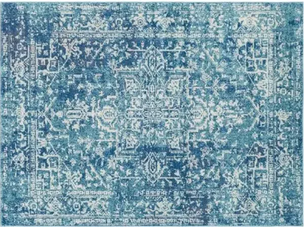 Corvi Rug - Blue/Neutral - Blue