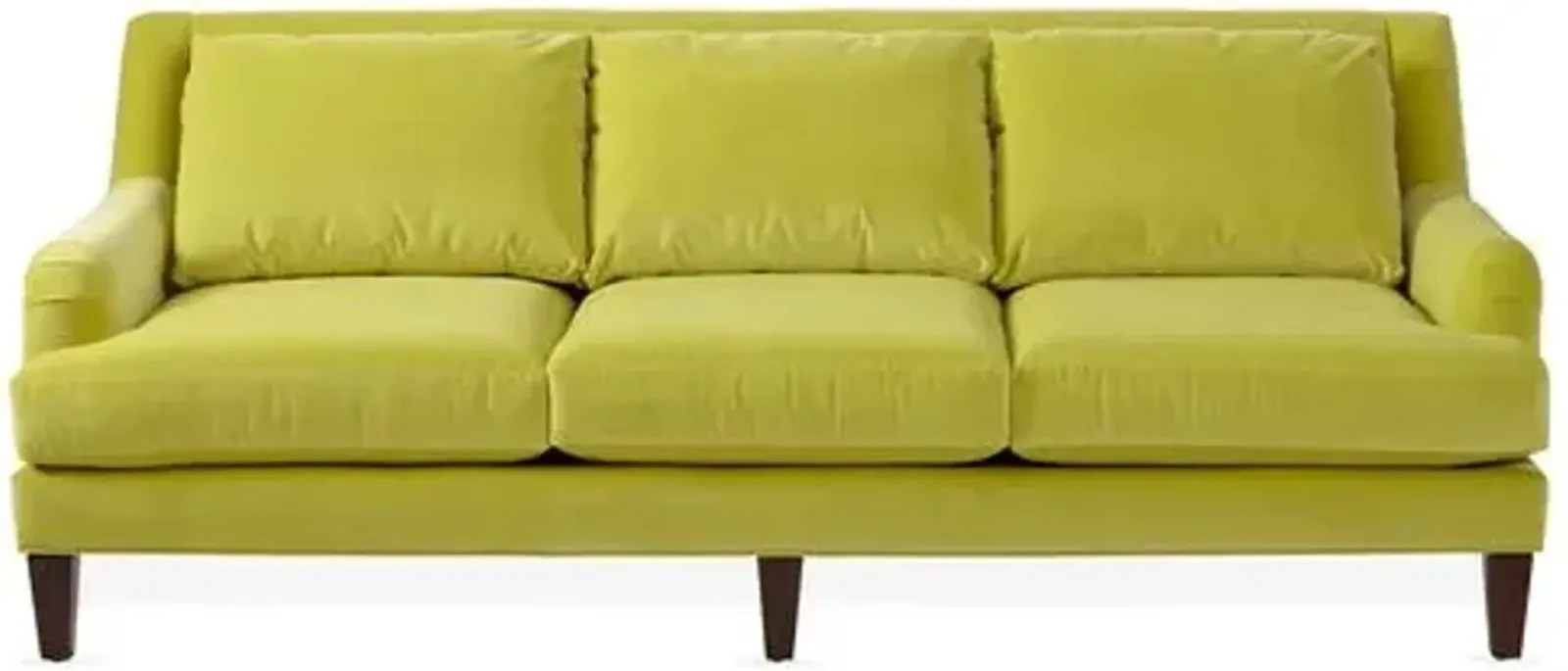 Merrimack Sofa - Chartreuse Velvet