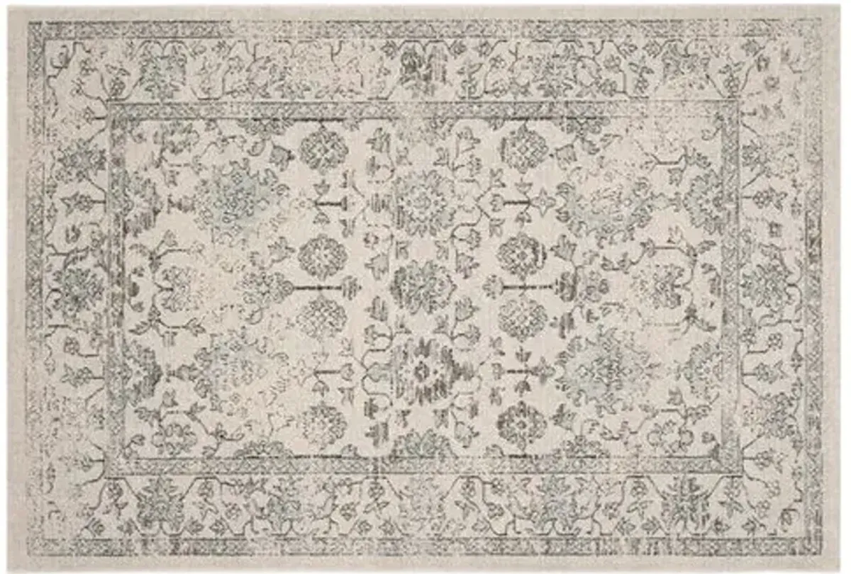 Isabau Rug - Beige/Blue - Beige