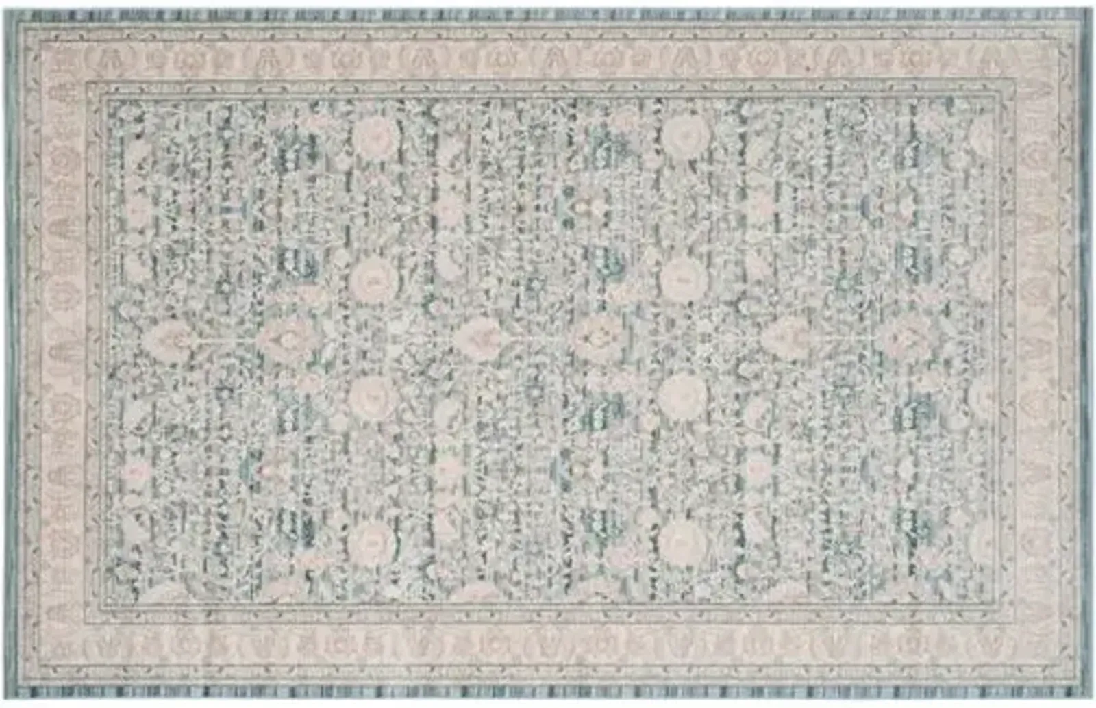 Zabby Rug - Blue/Gray - Blue