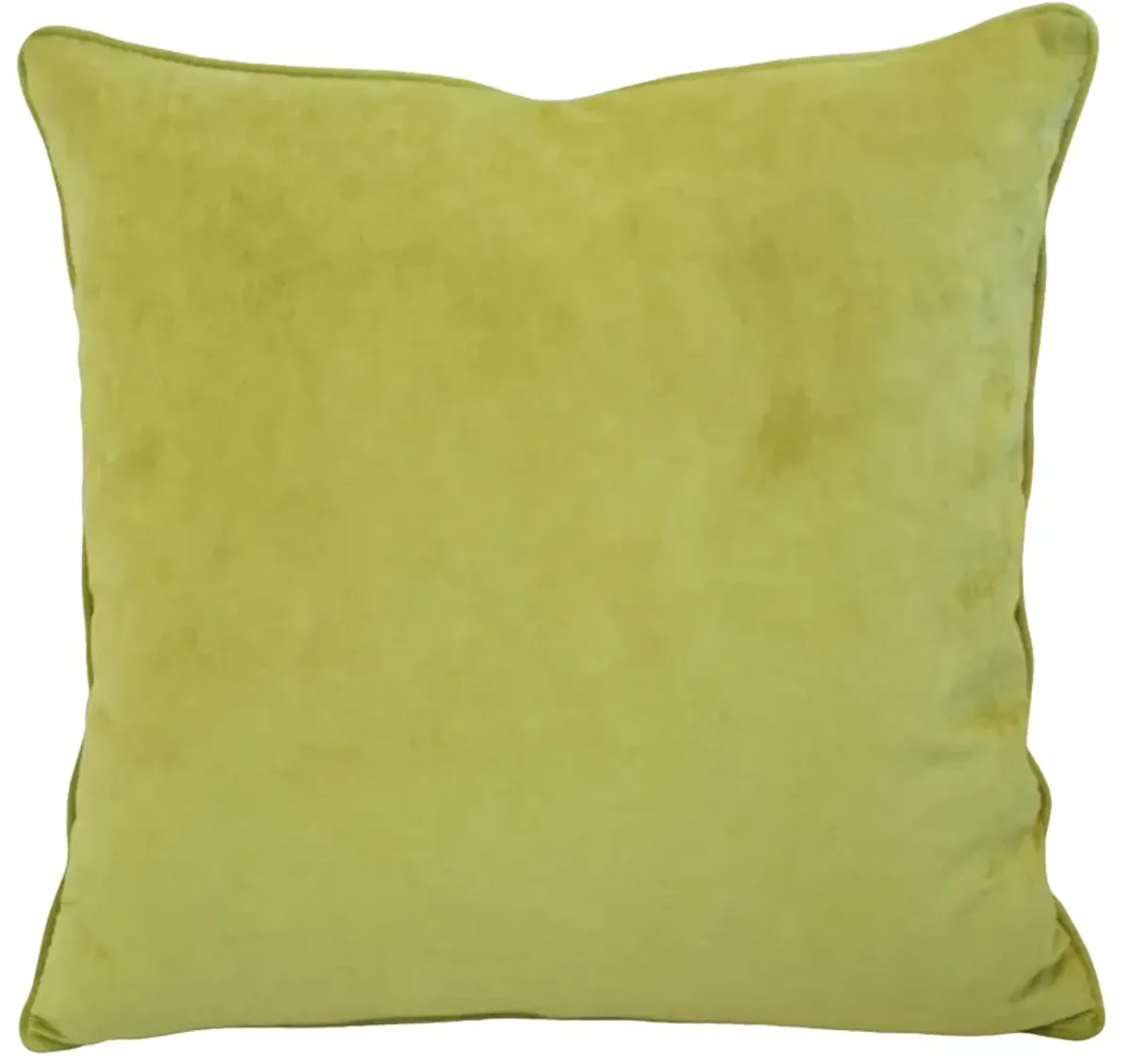 Apple Green Velvet Pillow