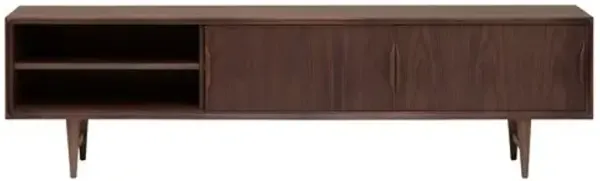 Elizabeth Media Cabinet - Walnut - Brown