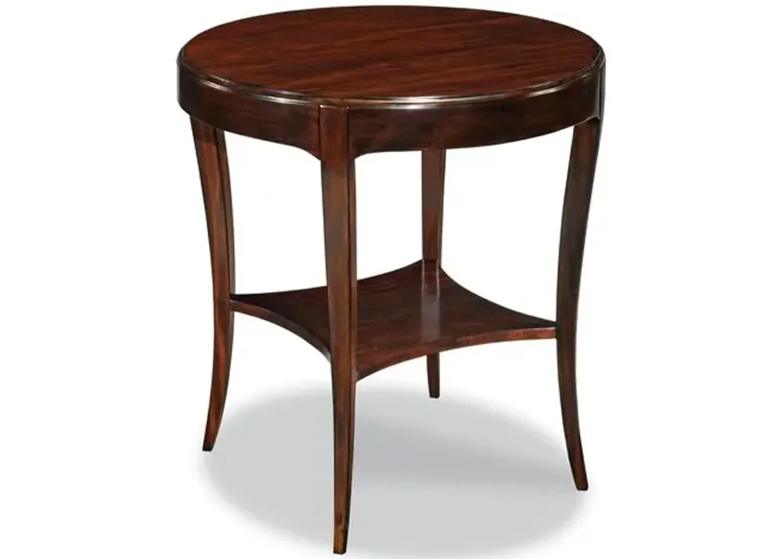 Abel Side Table - Mahogany - Brown