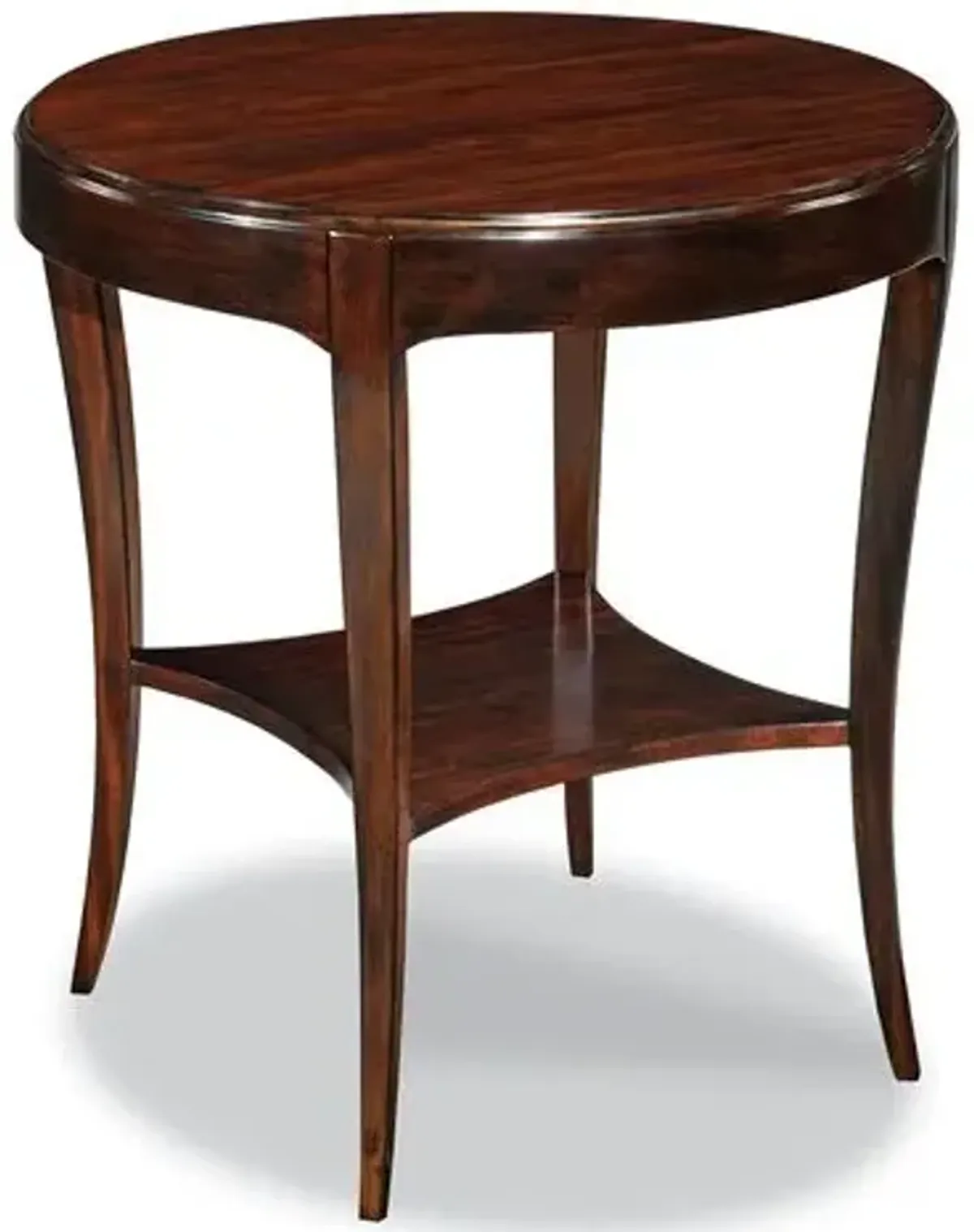 Abel Side Table - Mahogany - Brown