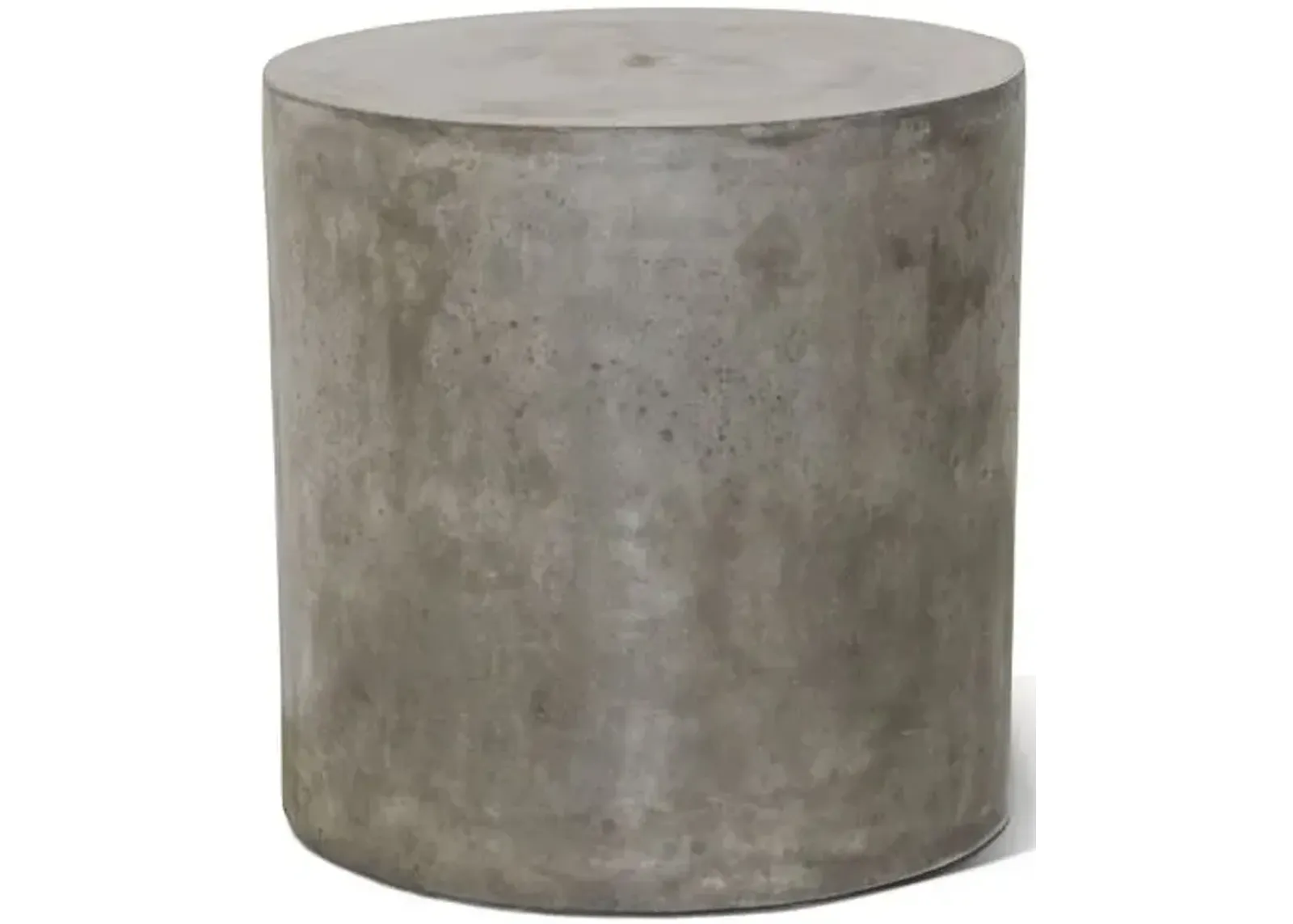 Bill Concrete Outdoor Side Table - Gray