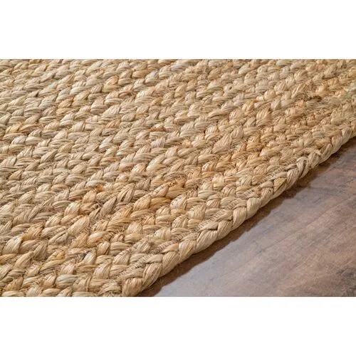 Mintaka Round Jute Rug - Natural - Beige - Beige