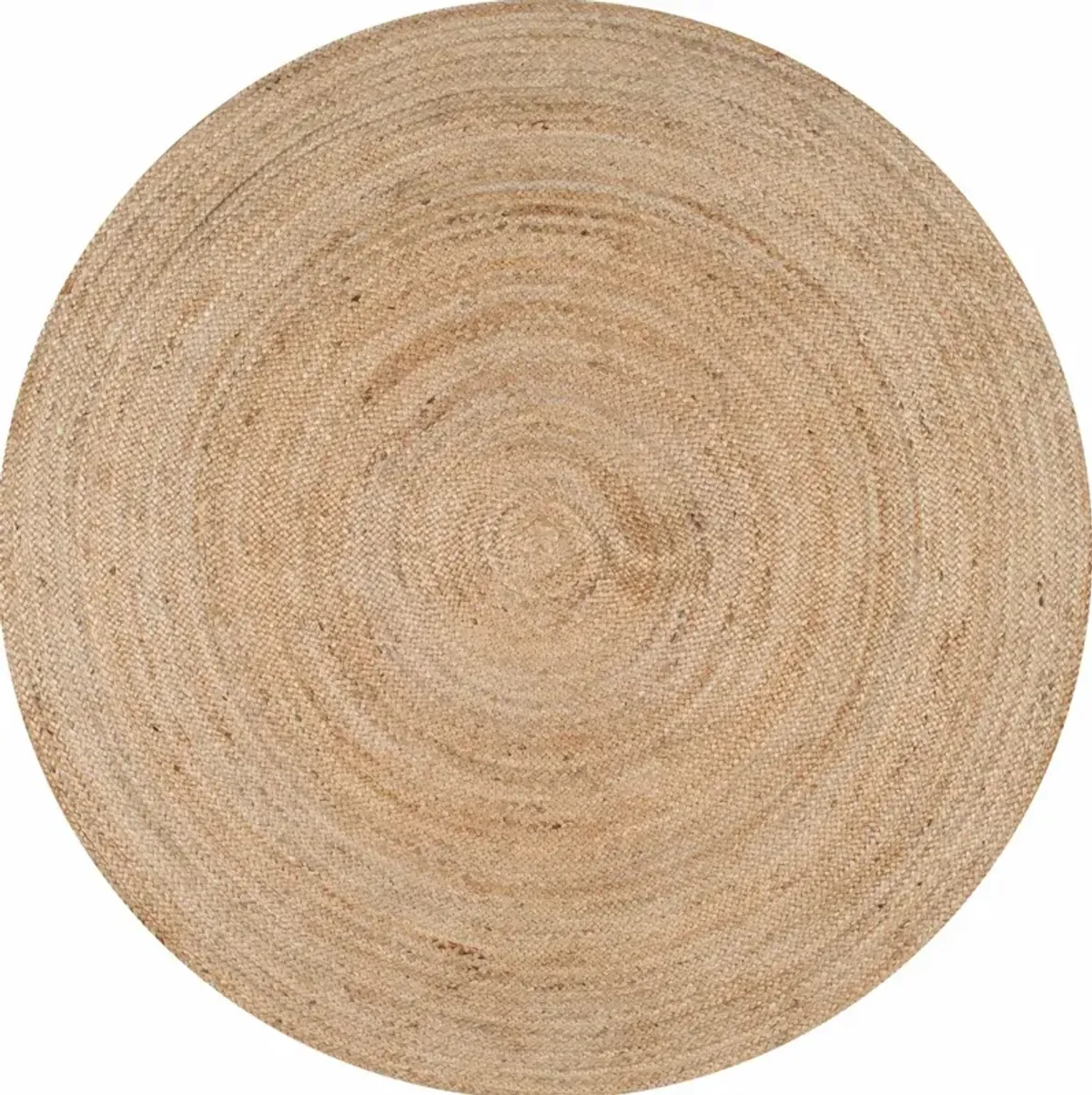 Mintaka Round Jute Rug, Natural