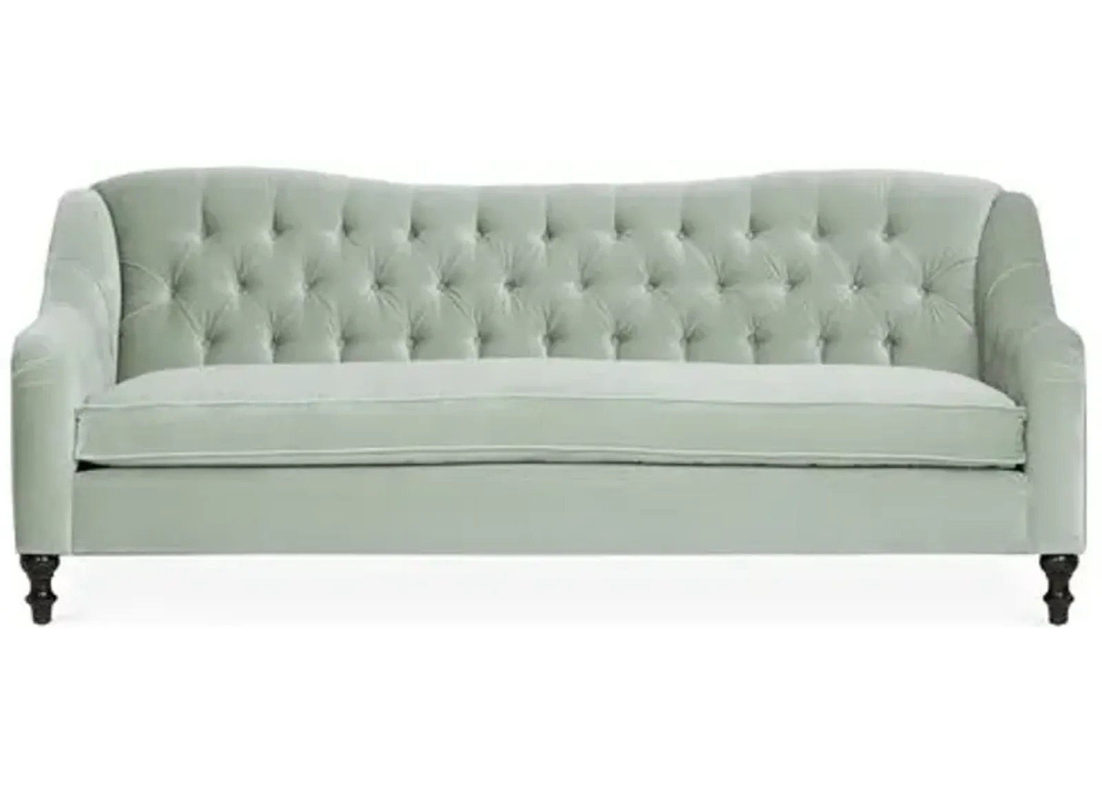 Waverly Tufted Sofa - Velvet - Kim Salmela - Handcrafted